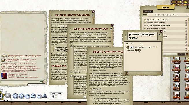 Fantasy Grounds - The Last Parsec: Pranac Pursuit (Savage Worlds)
