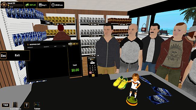 TCG Football Card Shop Simulator