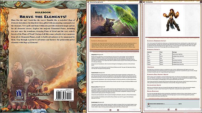 Fantasy Grounds - Pathfinder 2 RPG - Rage of Elements