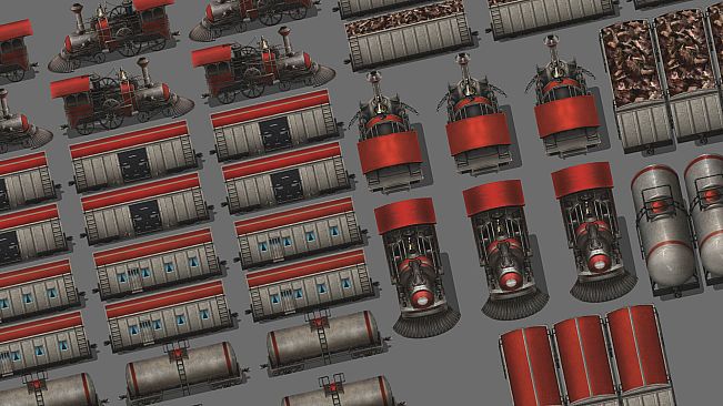 RPG Maker MZ - KR Vintage Steam Train Tileset