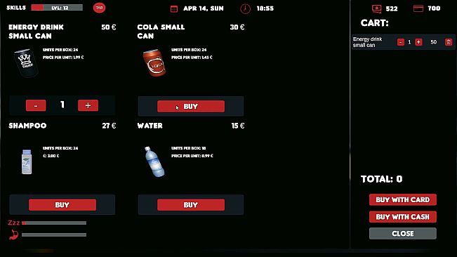 Supermarket Surviving Simulator