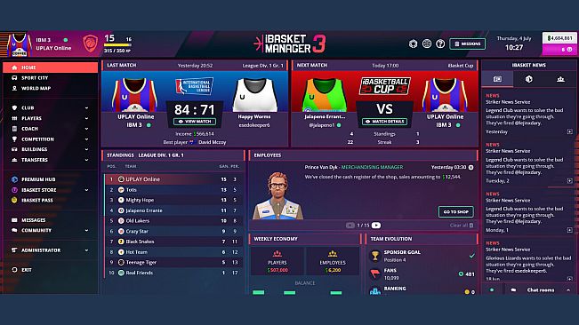 iBasket Manager 3 - Online Basketball Manager