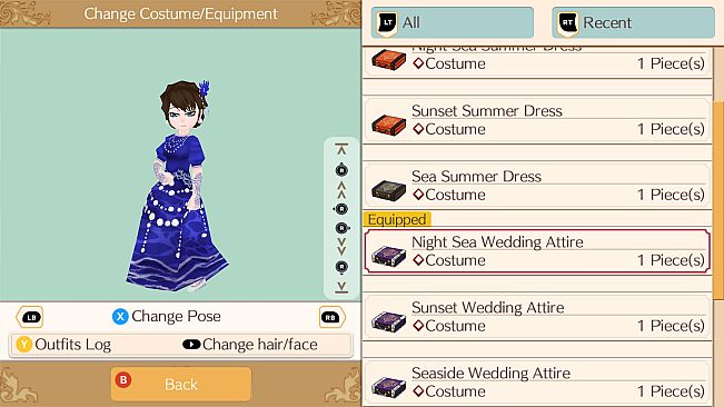 Seaside Wedding Set - WorldNeverland - Daily Life in the Elnea Kingdom