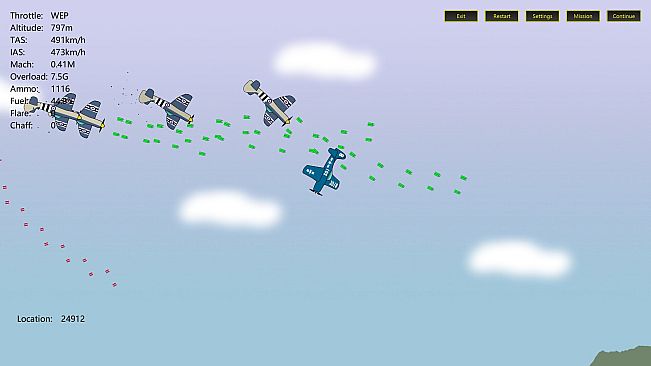 2D Dogfight - Sunset and Sunrise