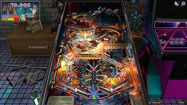 Zaccaria Pinball - Mystic Star Deluxe Pinball Table