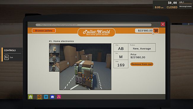 Returns Outlet Simulator