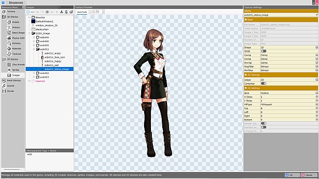 RPG Developer Bakin SMILE Characters DX Vol.1