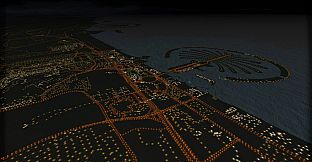 FSX Steam Edition: Night Environment: Dubai Add-On