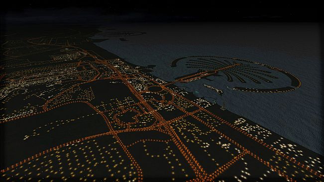FSX Steam Edition: Night Environment: Dubai Add-On