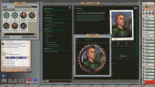 Fantasy Grounds - Fallout RPG - NPC Pack 3 - Reilly's Rangers