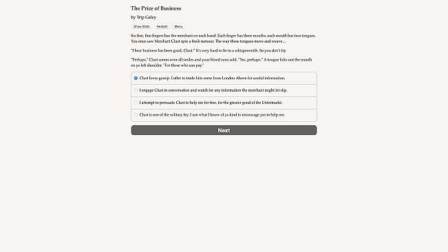 Faerie's Bargain: The Price of Business