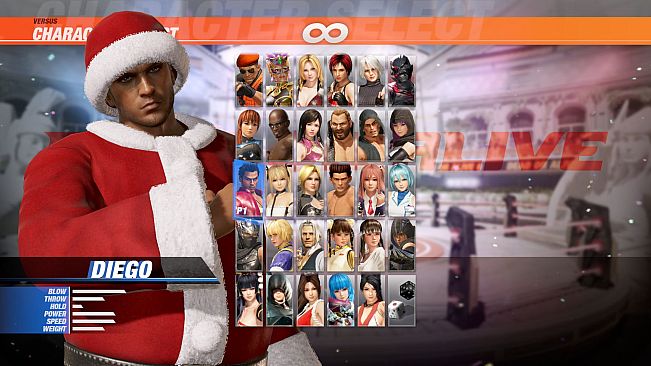 [Revival] DOA6 Santa's Helper Costume - Diego
