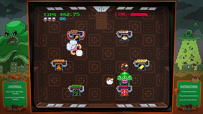 Digital Eclipse Arcade: Invasion of the Buffet Snatchers