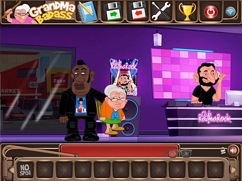 GrandMa Badass - a crazy point and click adventure