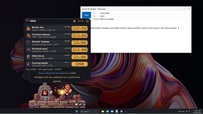My Desktop Dwarf: Taskbar Forge