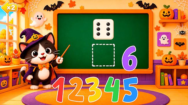 123 Halloween Early Learning Games for Kids, Toddlers, Babies 1+
