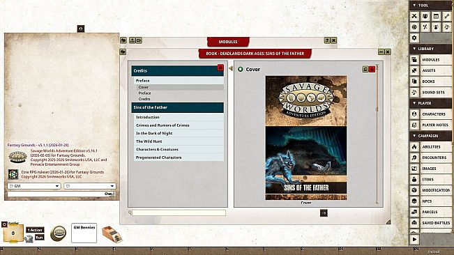 Fantasy Grounds - Deadlands: Dark Ages - Sins of the Father