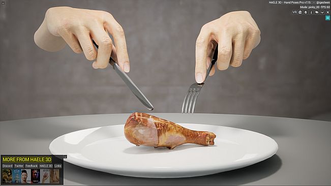 HAELE 3D - Hand Poses Pro - Drawing References