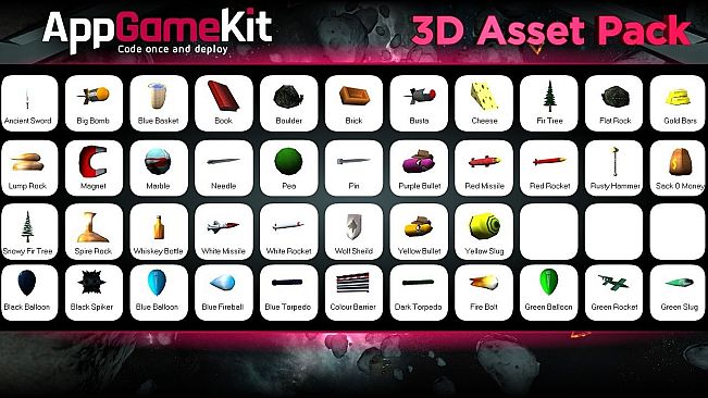 AppGameKit Studio - MEGA Media Pack