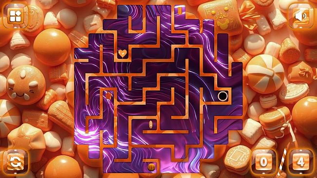 Sweetie Candy Maze: Orange