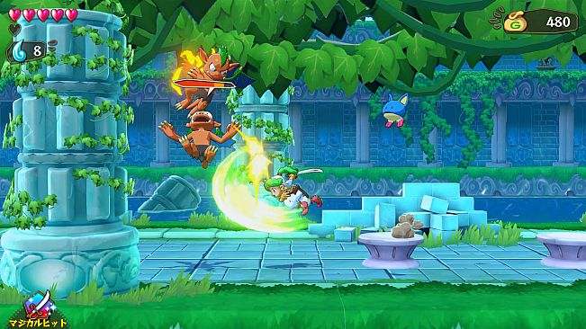 WONDER BOY ASHA in Monster World