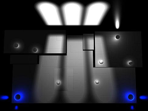 "Glow Ball" - The billiard puzzle game