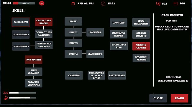 Supermarket Surviving Simulator