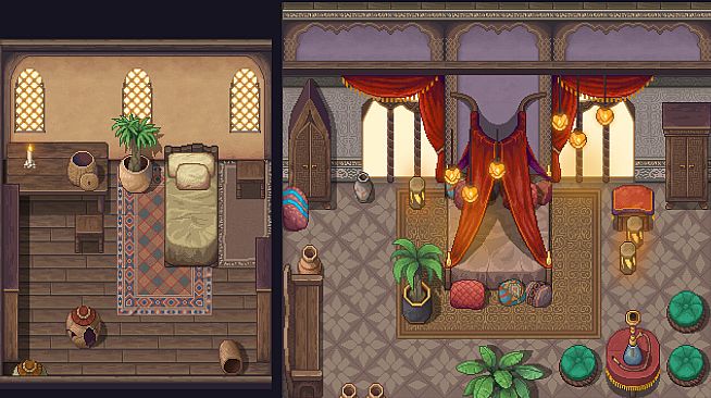 RPG Maker MV - Winlu Fantasy Tileset - Desert Interior