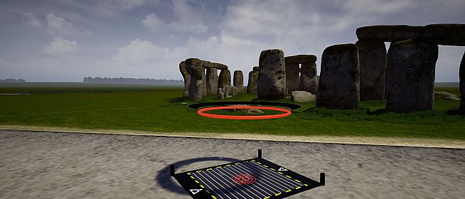 Infinadeck Stonehenge