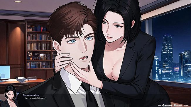 Cold female CEO offers her full loyalty