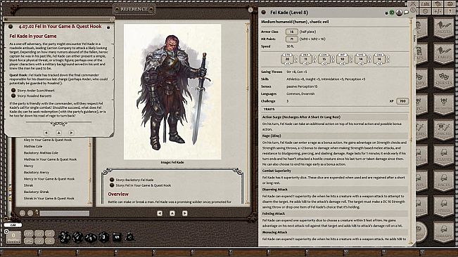 Fantasy Grounds - Game Master's Toolbox: Ultimate NPCs: Warfare 5th Edition