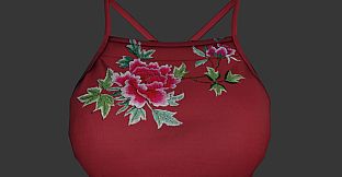 探灵笔记X嗜血印·联动角色小鲤-线绣牡丹心衣