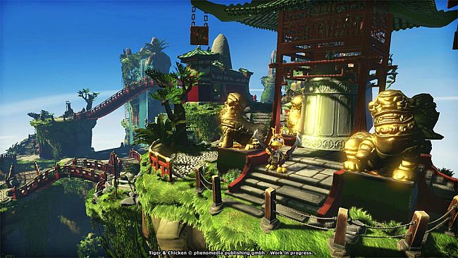 Moorhuhn: Tiger and Chicken