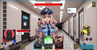 I tried to rob a bank, sexy cops and now are after me.