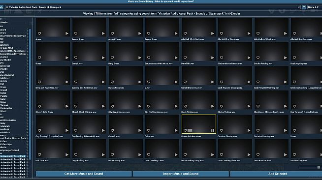 GameGuru MAX Steampunk Audio Booster Pack - Sounds of Steampunk