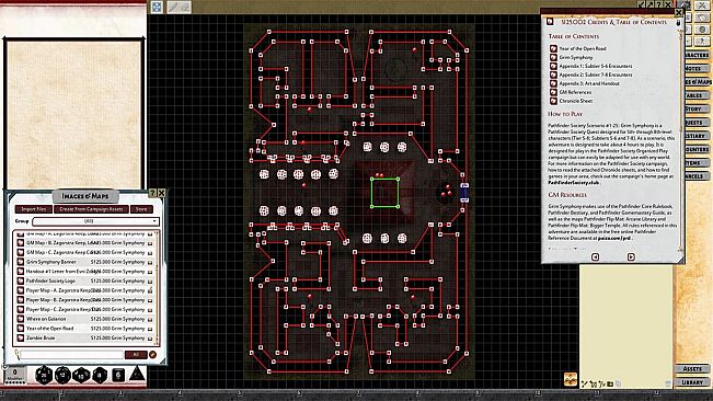 Fantasy Grounds - Pathfinder 2 RPG - Pathfinder Society Scenario #1-25: Grim Symphony