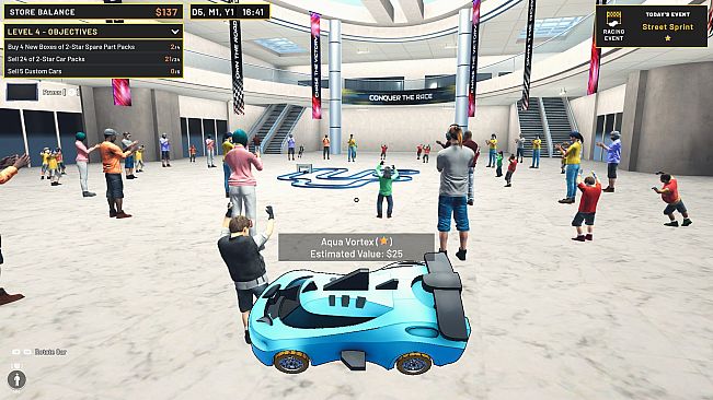 Mini Racer Car Shop Simulator