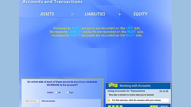 Professor Teaches Accounting Fundamentals
