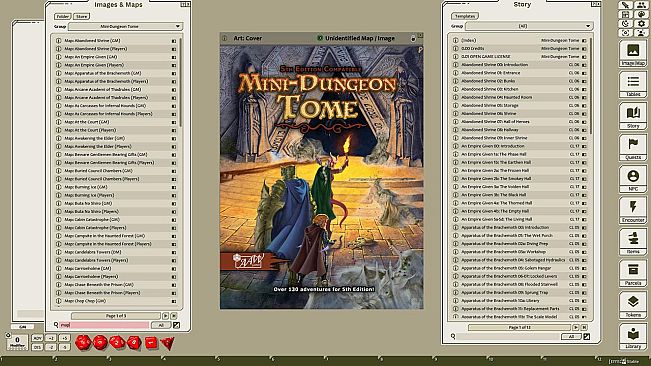 Fantasy Grounds - Mini-Dungeon Tome (5E)