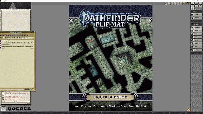 Fantasy Grounds - Pathfinder RPG - Pathfinder Flip-Mat - Bigger Dungeon