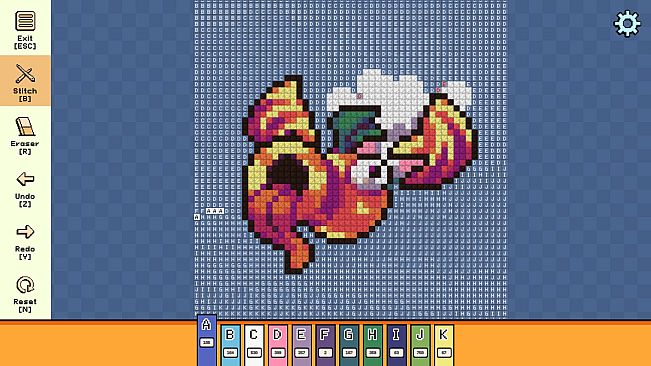 Pixel Cross Stitch - Menacing Monsters Pack 2