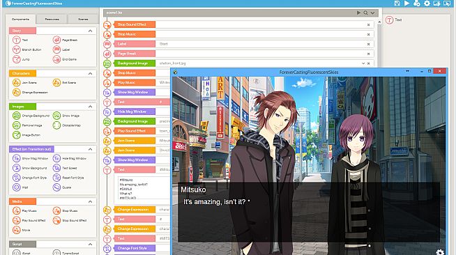 TyranoBuilder Visual Novel Studio