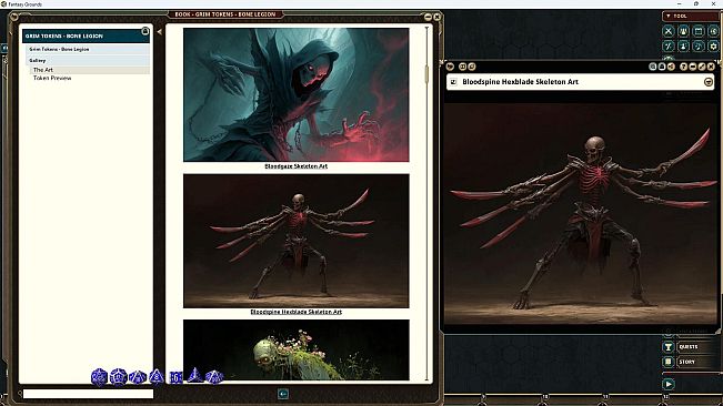 Fantasy Grounds - Grim Tokens - Bone Legion