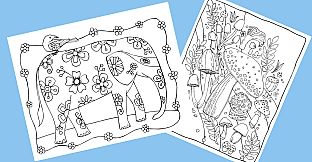 Plant Therapy Coloring Book