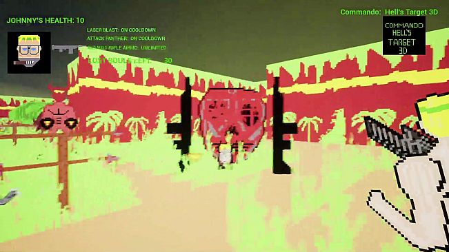 Commando:  Hell's Target 3D