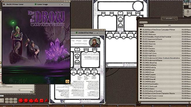 Fantasy Grounds - Rise of the Drow: Campaign Primer