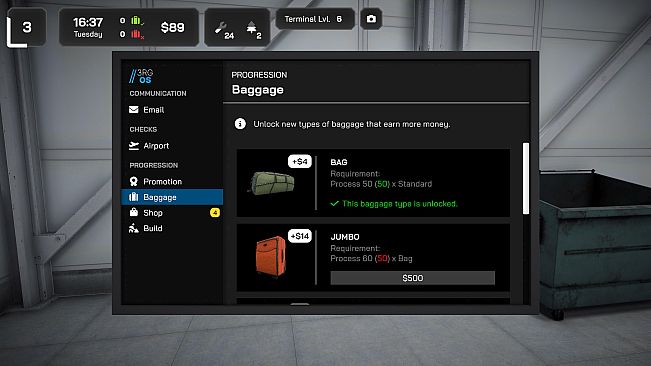Airport Baggage Simulator