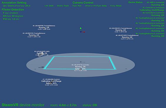 SteamVR Device Monitor