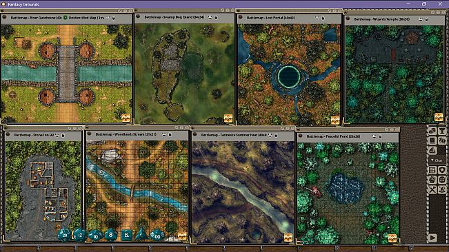 Fantasy Grounds - Wilderness Map Collection