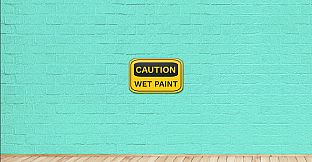 CAUTION WET PAINT